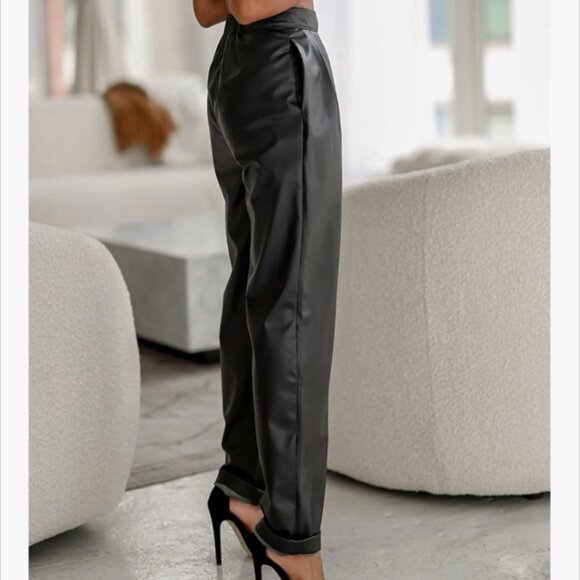 Signedblake black leather pants - Picture 1 of 4